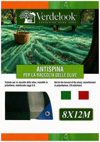 Ελαιόδιχτο VERDELOOK 8x12m Πυκνότητας 95gr/m²