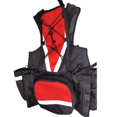 Σακίδιο πλάτης δασικών επιχειρήσεων Backpack Promsan μαύρο-κόκκινο