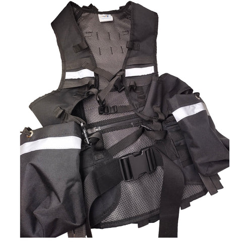 Σακίδιο πλάτης δασικών επιχειρήσεων Backpack Promsan μαύρο-κόκκινο