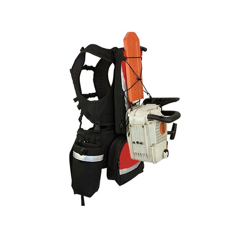 Σακίδιο πλάτης δασικών επιχειρήσεων Backpack Promsan μαύρο-κόκκινο