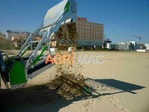 Μηχάνημα καθαρισμού ακτών για τρακτέρ KAT190