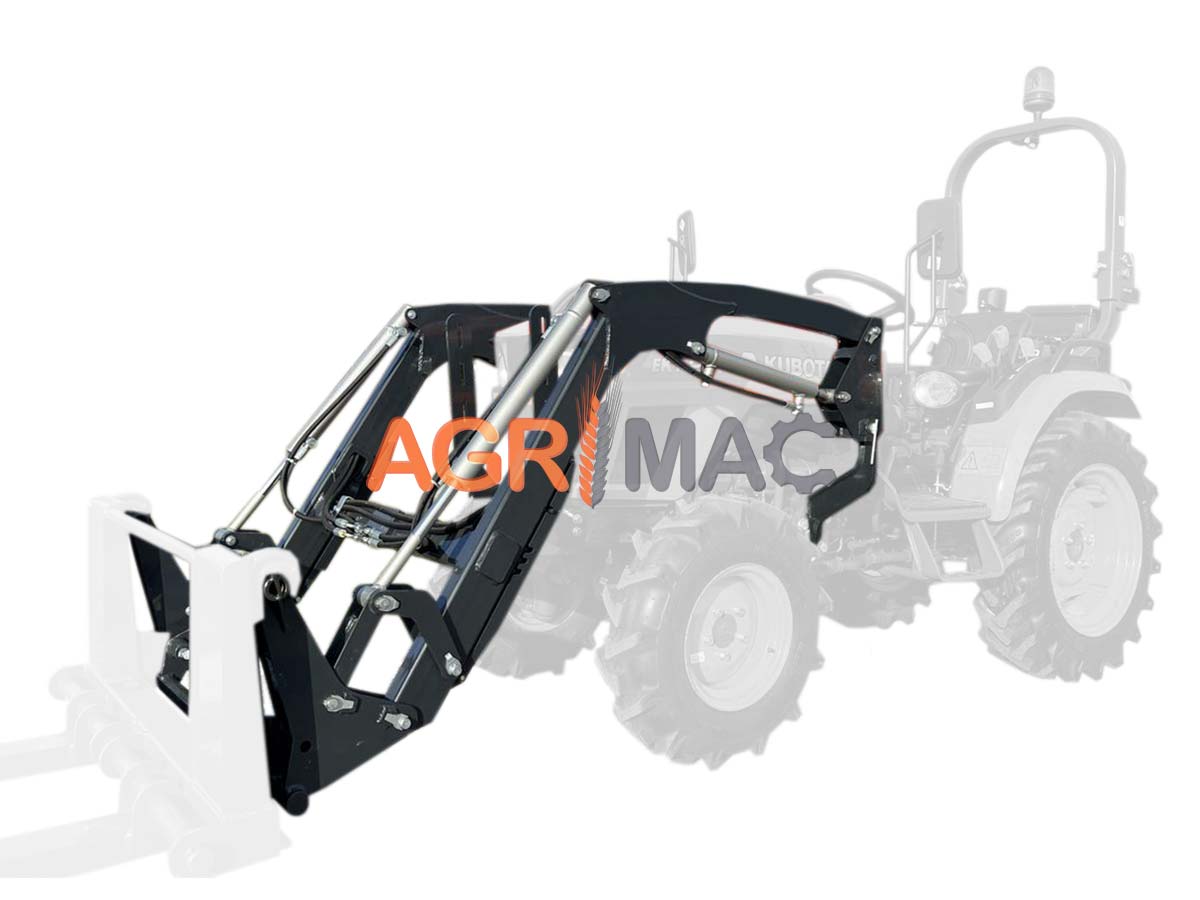 Φορτωτής FL400, ανυψωτική ικανότητα 400kg, ύψος ανύψωσης 2000mm, ταχυσύνδεσμος eurohitch
