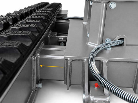 Μικρός ερπυστριοφόρος εκσκαφέας 1.4T, Diesel Kubota, εμβολοφόρα αντλία, Hi Lo, μακρύ σασί, περιστροφή στην μπούμα, πτυσσόμενες ερπύστριες, πλαϊνούς μοχλούς χειρισμού και γραμμή σφύρας