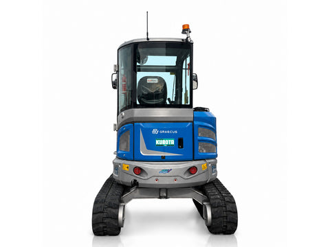 Μίνι εκσκαφέας με καμπίνα A/C 4T, Kubota Diesel, με περιστροφή στην μπούμα, πλαϊνούς μοχλούς χειρισμού και γραμμή σφύρας EB40C-PRO