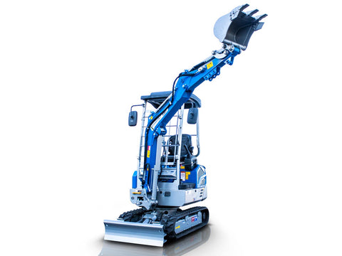 Μίνι τσαπάκι 2.1T, Kubota Diesel, με περιστροφή στην μπούμα, πτυσσόμενες ερπύστριες, πλαϊνούς μοχλούς χειρισμού και γραμμή σφύρας EB21-PRO