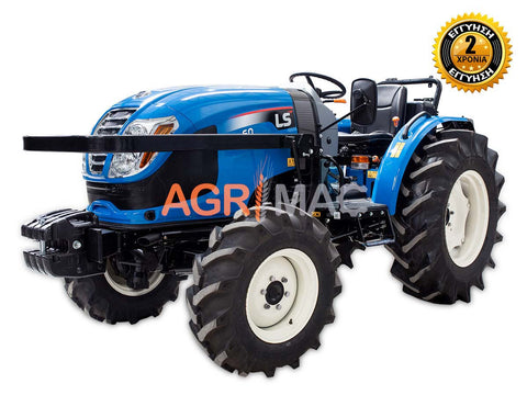 LS MT3.50 ROPS 60hp δενδροκομικό αμπελουργικό καινούριο τρακτέρ συνδυασμός με GRAECUS Τρυπάνι MT-H και δυο αρίδες MTA150&300