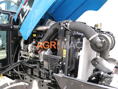 LS XU6168 Cab 84HP 4WD Mitsubishi TURBO δενδροκομικό-αμπελουργικό τρακτέρ καμπίνα συνδυασμός με GRAECUS FREZA B185