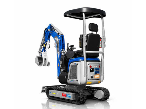 Μικρός ερπυστριοφόρος εκσκαφέας 1.4T, Diesel Kubota, εμβολοφόρα αντλία, Hi Lo, μακρύ σασί, περιστροφή στην μπούμα, πτυσσόμενες ερπύστριες, πλαϊνούς μοχλούς χειρισμού και γραμμή σφύρας