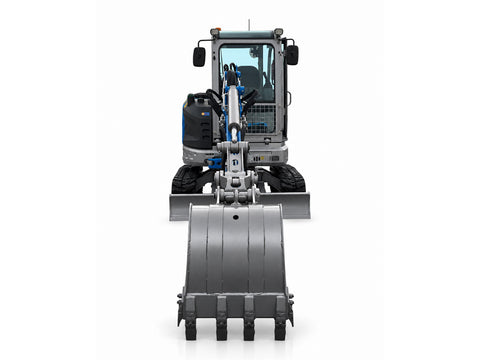 Μίνι εκσκαφέας με καμπίνα A/C 4T, Kubota Diesel, με περιστροφή στην μπούμα, πλαϊνούς μοχλούς χειρισμού και γραμμή σφύρας EB40C-PRO