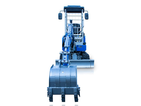 Μίνι τσαπάκι 2.4T, Kubota Diesel, με περιστροφή στην μπούμα, πτυσσόμενες ερπύστριες, πλαϊνούς μοχλούς χειρισμού και γραμμή σφύρας EB24-PRO