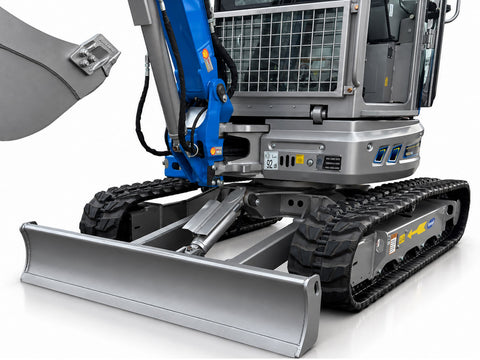 Μίνι εκσκαφέας με καμπίνα A/C 4T, Kubota Diesel, με περιστροφή στην μπούμα, πλαϊνούς μοχλούς χειρισμού και γραμμή σφύρας EB40C-PRO