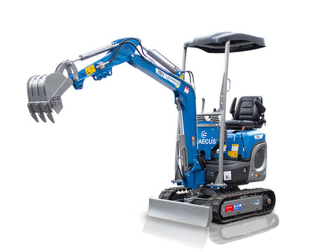 Μικρός ερπυστριοφόρος εκσκαφέας 1.2T, Kubota Diesel, με περιστροφή στην μπούμα EB12-BOOM