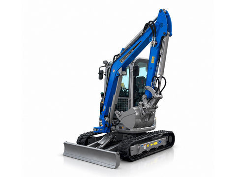 Μίνι εκσκαφέας με καμπίνα A/C 4T, Kubota Diesel, με περιστροφή στην μπούμα, πλαϊνούς μοχλούς χειρισμού και γραμμή σφύρας EB40C-PRO