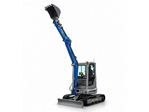 Μίνι εκσκαφέας με καμπίνα A/C 4T, Kubota Diesel, με περιστροφή στην μπούμα, πλαϊνούς μοχλούς χειρισμού και γραμμή σφύρας EB40C-PRO