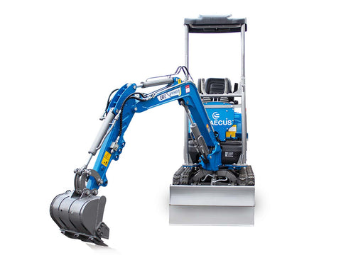 Μικρός ερπυστριοφόρος εκσκαφέας 1.2T, Kubota Diesel, με περιστροφή στην μπούμα EB12-BOOM