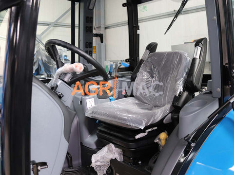 LS XU6168 Cab 84HP 4WD Mitsubishi TURBO δενδροκομικό-αμπελουργικό τρακτέρ καμπίνα συνδυασμός με GRAECUS FREZA B185