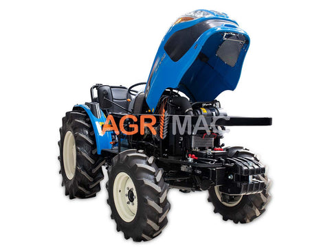 LS MT3.60 ROPS 72hp δενδροκομικό αμπελουργικό καινούριο τρακτέρ συνδυασμός με GRAECUS Τρυπάνι MT-H και δυο αρίδες MTA150&300