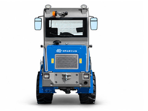 Σπαστός τροχοφόρος φορτωτής 4×4 4WD | Μέγιστη ανύψωση 2.7m | Ικανότητα φόρτωσης έως 0.9Τ | Καμπίνα | Υδροστατικό σαζμάν | STAGE V | LD10 HST Cab