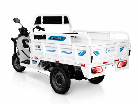 Ηλεκτρικό τρίκυκλο με ωφέλιμο φορτίο 253 kg, μέγιστη ταχύτητα 35 km/h και αυτονομία έως 60 km. Διαθέτει ανατρεπόμενη καρότσα 1500 × 1100 × 330 mm και μπαταρία 72V 45Ah.