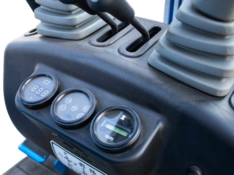 Μικρός ερπυστριοφόρος εκσκαφέας 1T, Diesel, με περιστροφή στην μπούμα και πτυσσόμενες ερπύστριες EB10-XL