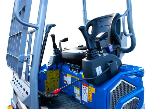 Μίνι τσαπάκι 2.4T, Kubota Diesel, με περιστροφή στην μπούμα, πτυσσόμενες ερπύστριες, πλαϊνούς μοχλούς χειρισμού και γραμμή σφύρας EB24-PRO