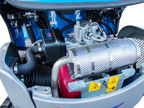 Μικρός ερπυστριοφόρος εκσκαφέας 1T, Diesel, με περιστροφή στην μπούμα, πτυσσόμενες ερπύστριες και πλαϊνοί μοχλοί χειρισμού EB10-PRO
