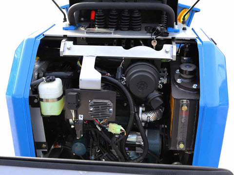 Ντάμπερ , υδροστατικό με υδραυλική πλευρική εκκένωση, πλατφόρμα αναβάτη 800kg Diesel KUBOTA H800S PRO