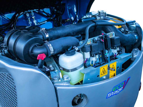 Μίνι τσαπάκι 1.2T, Diesel, με περιστροφή στην μπούμα, πτυσσόμενες ερπύστριες και πλαϊνοί μοχλοί χειρισμού EB12-PRO