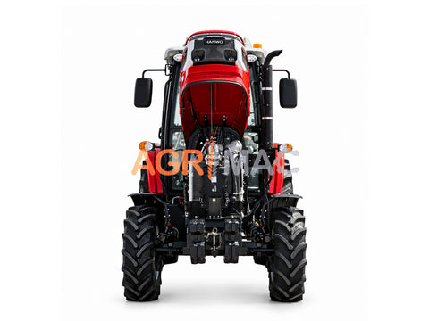 Τρακτέρ 4x4 με καμπίνα και Air Condition | 60 HP μέγιστη ισχύς | Τετρακύλινδρος κινητήρας Turbo | Συγχρονισμένη ρεβέρσα 8+8 | Αερόφρενα | HANWO 504 PRO CAB