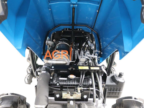LS XU6168 Cab 84HP 4WD Mitsubishi TURBO δενδροκομικό-αμπελουργικό τρακτέρ καμπίνα συνδυασμός με GRAECUS FREZA B185