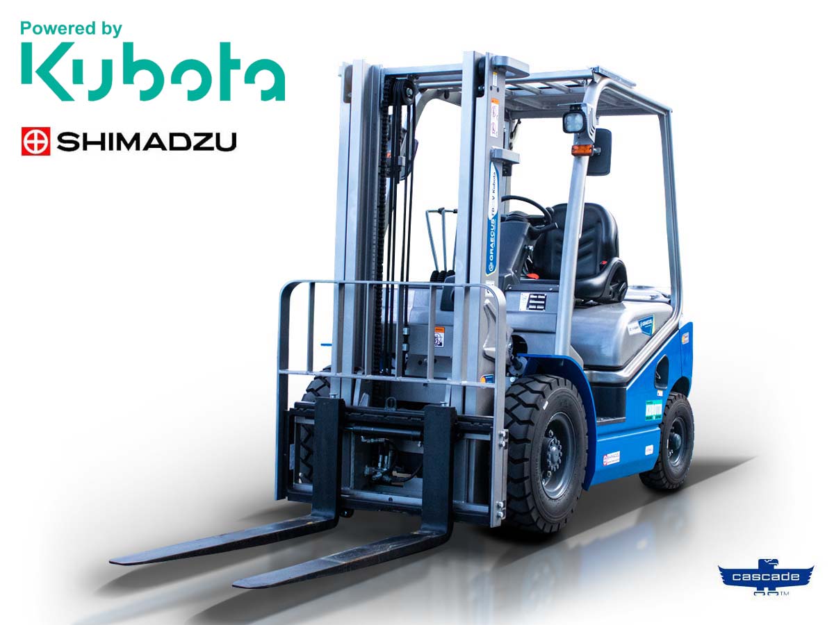 Κλάρκ 3.0Τ Kubota STAGE V diesel | Triplex 4500mm | υδραυλική πλάγια μετατόπιση | πιρούνια 1220mm FD30V-Kubota PRO