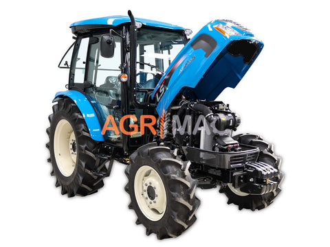 LS XU6168 Cab 84HP 4WD Mitsubishi TURBO δενδροκομικό-αμπελουργικό τρακτέρ καμπίνα συνδυασμός με GRAECUS FREZA B185