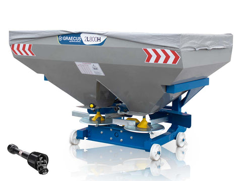 Λιπασματοδιανομέας με διπλή φτερωτή 2L800H