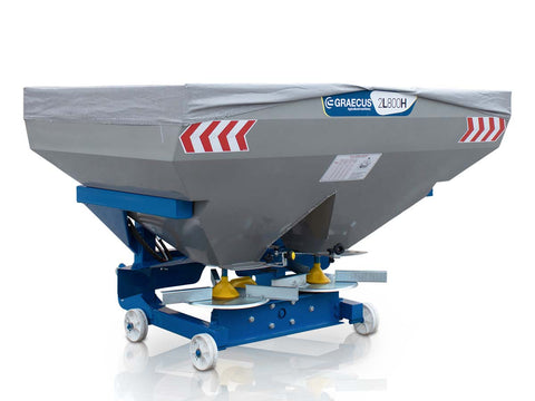 Λιπασματοδιανομέας με διπλή φτερωτή 2L800H