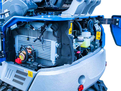 Μίνι τσαπάκι 2.1T, Kubota Diesel, με περιστροφή στην μπούμα, πτυσσόμενες ερπύστριες, πλαϊνούς μοχλούς χειρισμού και γραμμή σφύρας EB21-PRO