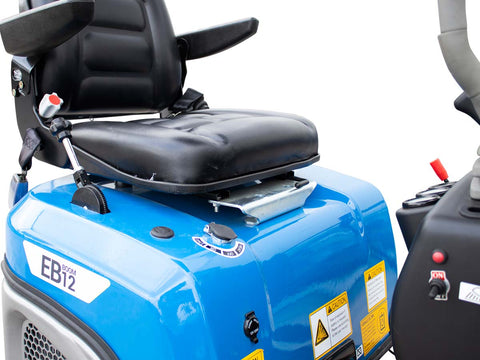 Μικρός ερπυστριοφόρος εκσκαφέας 1.2T, Kubota Diesel, με περιστροφή στην μπούμα EB12-BOOM