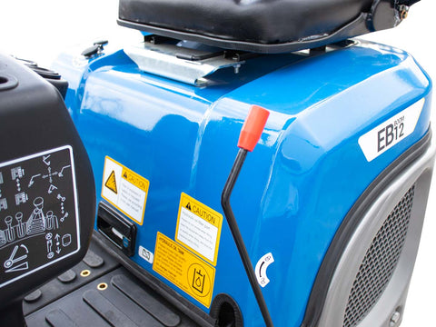 Μικρός ερπυστριοφόρος εκσκαφέας 1.2T, Kubota Diesel, με περιστροφή στην μπούμα EB12-BOOM