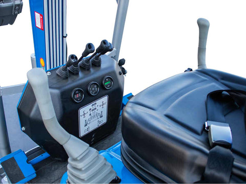 Μικρός ερπυστριοφόρος εκσκαφέας 1T, Diesel, με περιστροφή στην μπούμα, πτυσσόμενες ερπύστριες και πλαϊνοί μοχλοί χειρισμού EB10-PRO