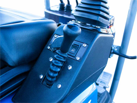 Μίνι τσαπάκι 1.2T, Diesel, με περιστροφή στην μπούμα, πτυσσόμενες ερπύστριες και πλαϊνοί μοχλοί χειρισμού EB12-PRO