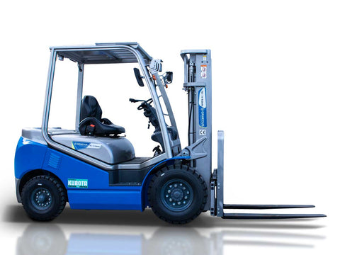 Κλάρκ 2.5Τ Kubota STAGE V diesel | Triplex 4500mm | υδραυλική πλάγια μετατόπιση | πιρούνια 1220mm
