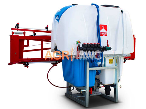 700L/12m Ραντιστικο-Ψεκαστικο 3 καζάνια αναρτώμενο με 12 μέτρα μπάρα PA700+AD12