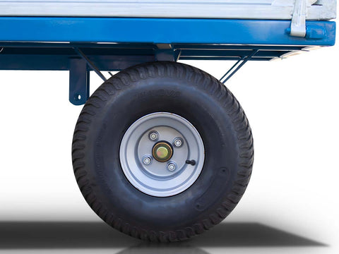 Τρείλερ για τρακτέρ με μηχανική ανατροπή 1000kg και γαλβανιζέ παραπέτα MT1000-M