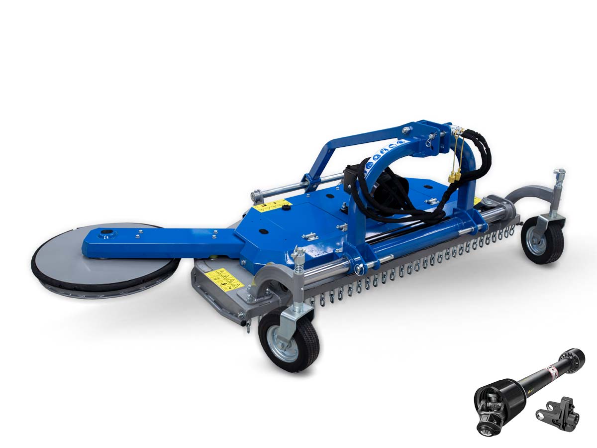 Χορτοκοπτικό με μονό τρελό υδραυλικά μετατοπιζόμενο MTS170-H