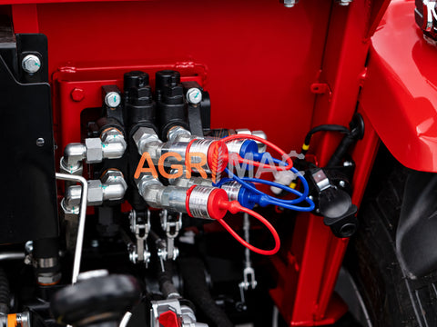 Τρακτέρ 4x4 ROPS | 60 HP μέγιστη ισχύς | Τετρακύλινδρος κινητήρας Turbo | Συγχρονισμένη ρεβέρσα 8+8 | Αερόφρενα | HANWO 504 PRO ROPS
