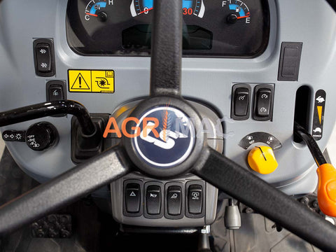 LS MT3.50 ROPS 60hp δενδροκομικό αμπελουργικό καινούριο τρακτέρ συνδυασμός με GRAECUS Τρυπάνι MT-H και δυο αρίδες MTA150&300