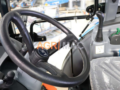LS XU6168 Cab 84HP 4WD Mitsubishi TURBO δενδροκομικό-αμπελουργικό τρακτέρ καμπίνα συνδυασμός με GRAECUS FREZA B185