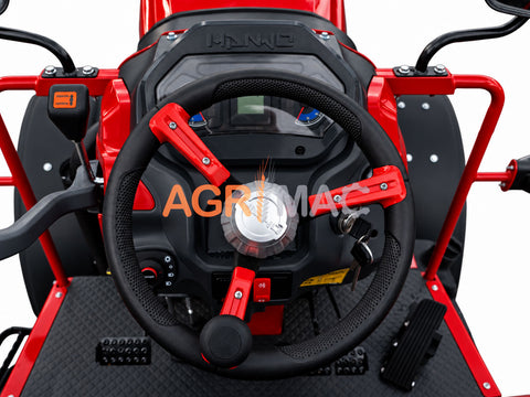 Τρακτέρ 4x4 ROPS | 60 HP μέγιστη ισχύς | Τετρακύλινδρος κινητήρας Turbo | Συγχρονισμένη ρεβέρσα 8+8 | Αερόφρενα | HANWO 504 PRO ROPS