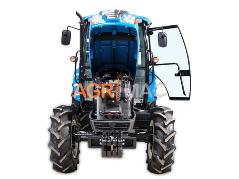LS XU6168 Cab 84HP 4WD Mitsubishi TURBO δενδροκομικό-αμπελουργικό τρακτέρ καμπίνα συνδυασμός με GRAECUS FREZA B185