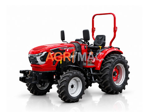 Τρακτέρ 4x4 ROPS | 60 HP μέγιστη ισχύς | Τετρακύλινδρος κινητήρας Turbo | Συγχρονισμένη ρεβέρσα 8+8 | Αερόφρενα | HANWO 504 PRO ROPS