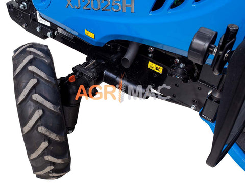 LS XJ25HST 30HP 4WD 1318cc 3 κύλινδρο δενδροκομικό αμπελουργικό τρακτέρ συνδυασμός με μπροστινό κουβά FL400pro